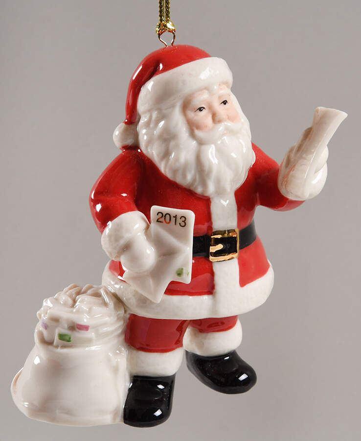 Annual Santa Ornament 2 Letters For Santa - Boxed by Lenox-1