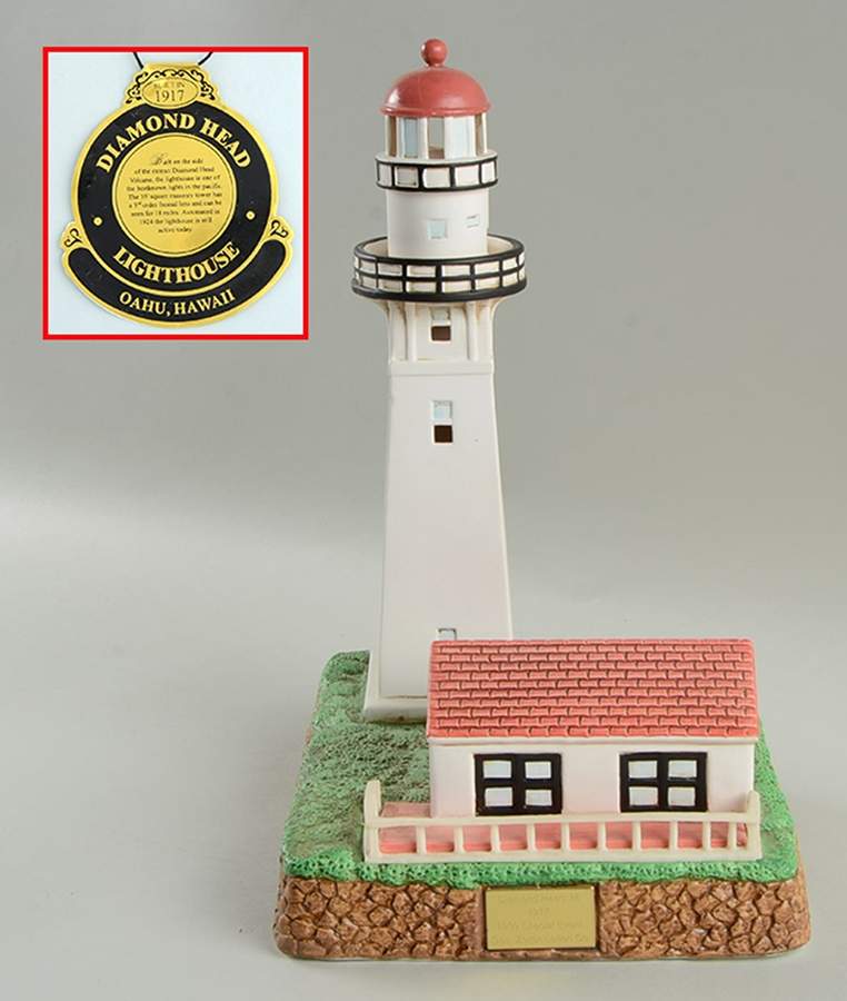 Special Events Lighthouses Diamond Head, Hawaii-1917 - No Box by Lefton-1