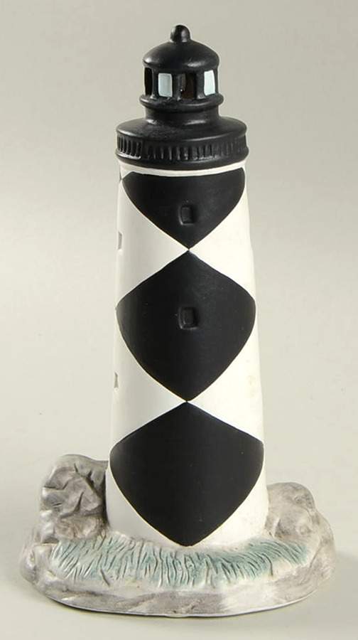 Atlantic Region Mini Lighthouses 2 Cape Lookout, Nc - No Box by Lefton-1