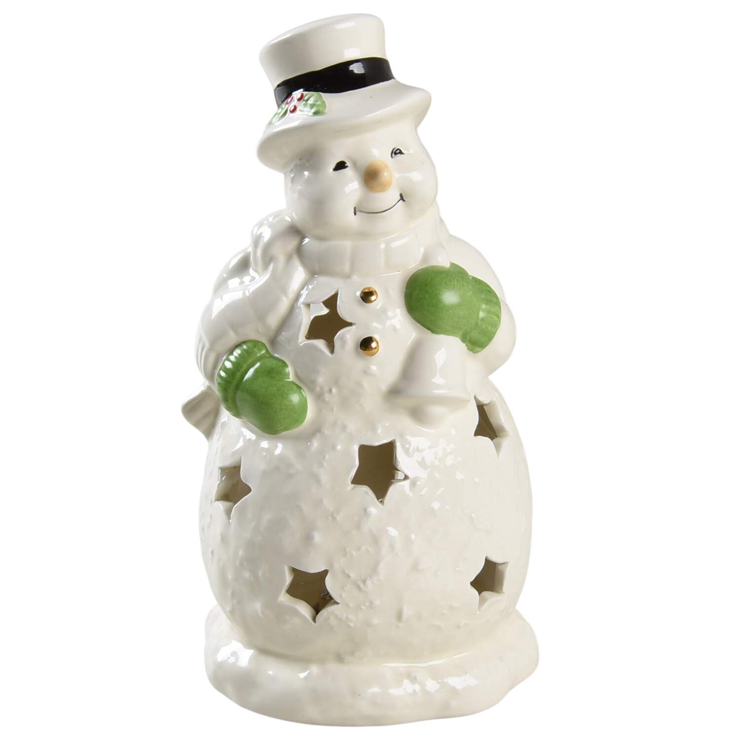 Seasons Sparkle Snowman - No Box by Lenox-1