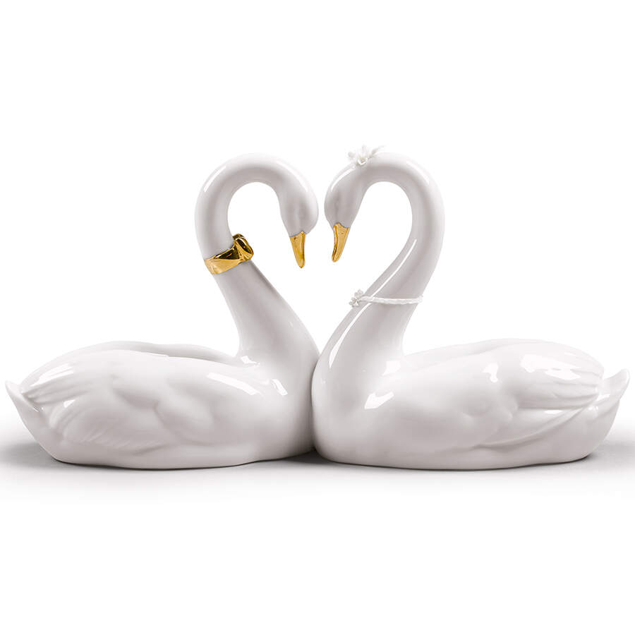 Re-Deco Figurines Endless Love (Golden-Re-Deco) - Boxed by Lladro-1