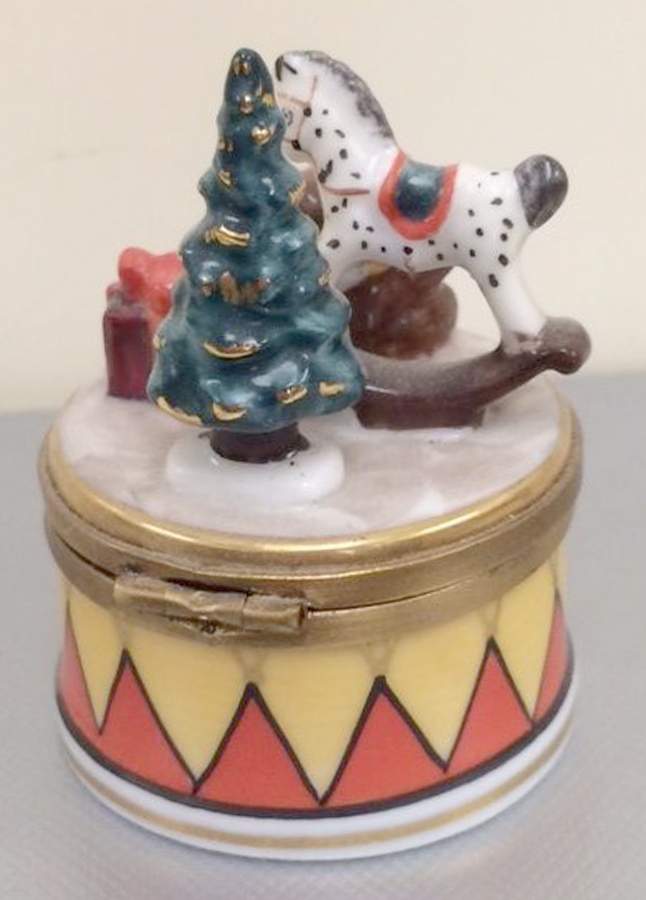 La Seynie Limoges Boxes Rocking Horse - No Box by La Seynie Limoges-1