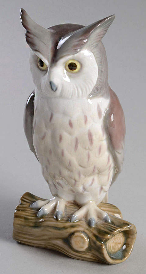 Birds Horned Owl - No Box by Lladro-1