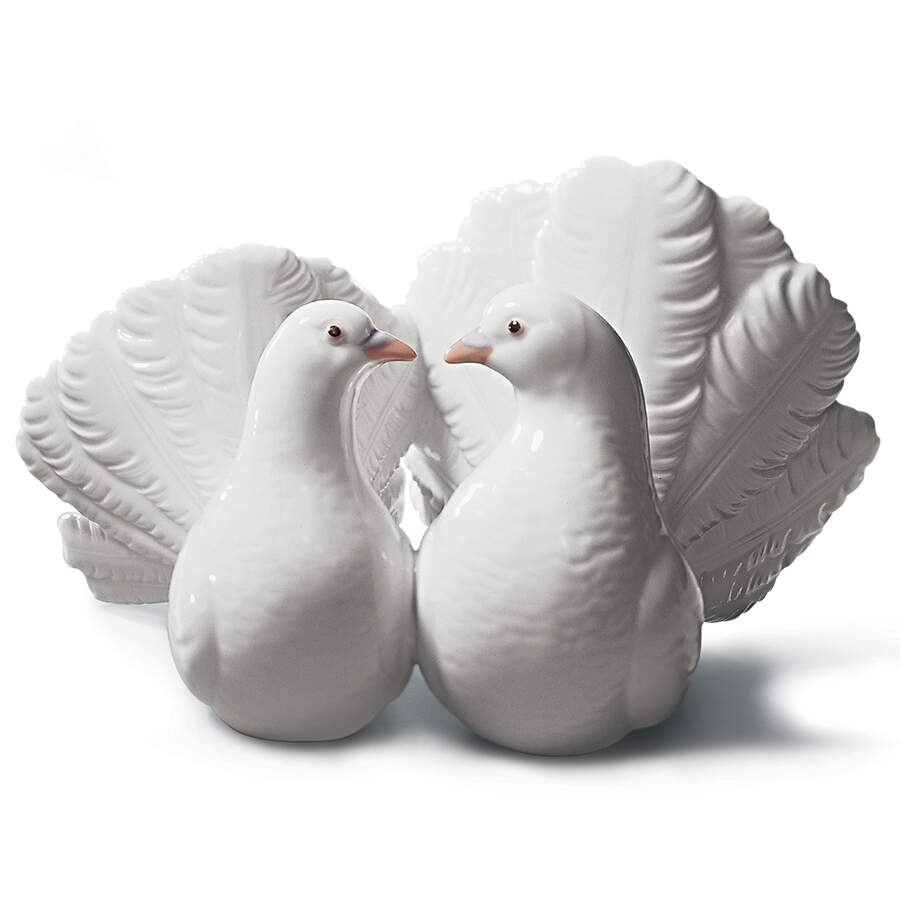 Birds Couple Of Doves - With Box by Lladro-1