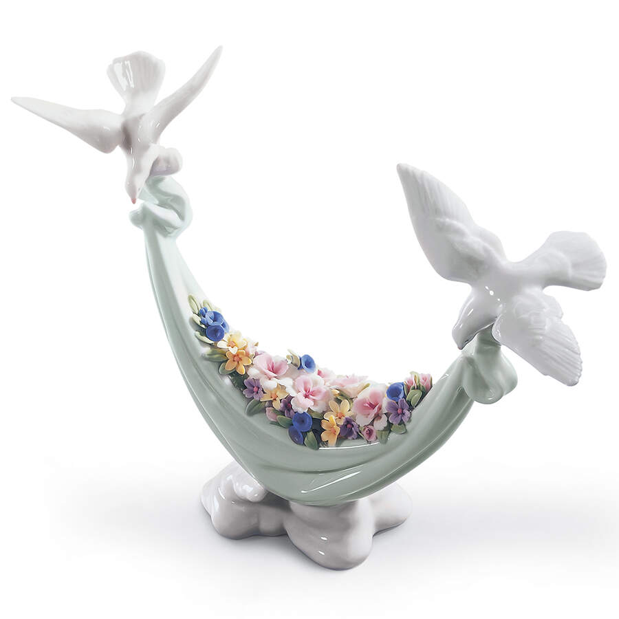 Birds Petals Of Peace - Boxed by Lladro-1