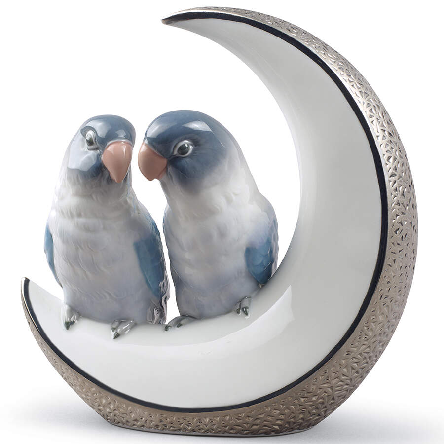 Birds Fly Me To The Moon-Silver Anniversary - Boxed by Lladro-1