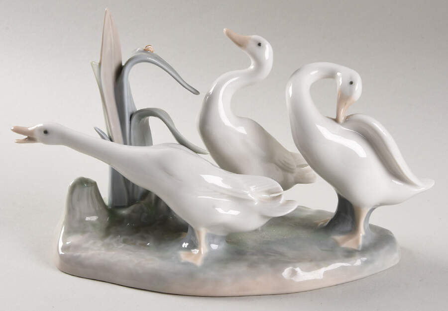Birds Ducks (Geese) Group - No Box by Lladro-1