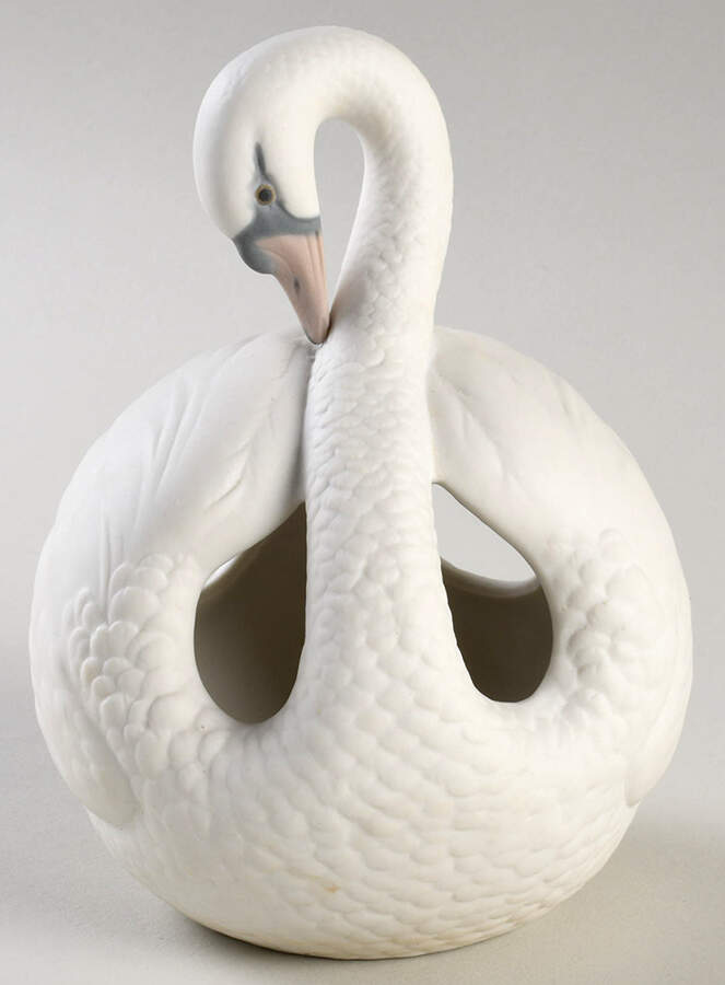 Birds Swan - With Box by Lladro-1