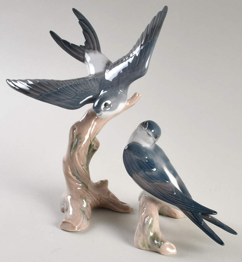 Birds Two Hearts Together - No Box by Lladro-1