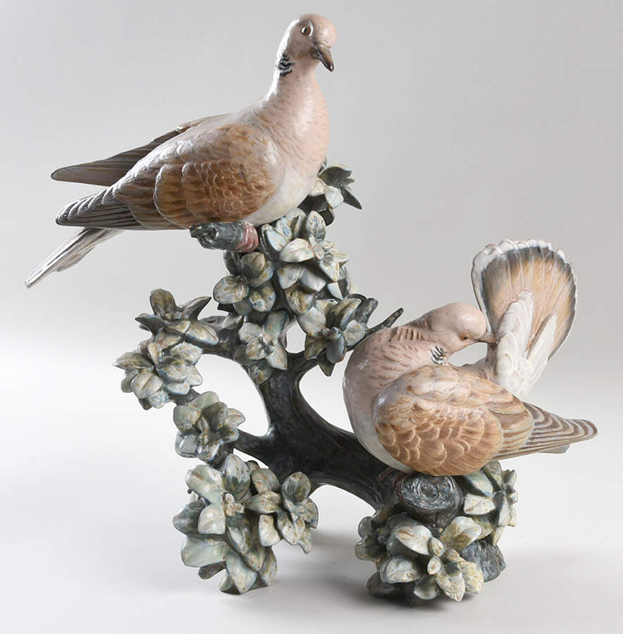 Birds Turtle Doves Ltd Ed - No Box by Lladro-1