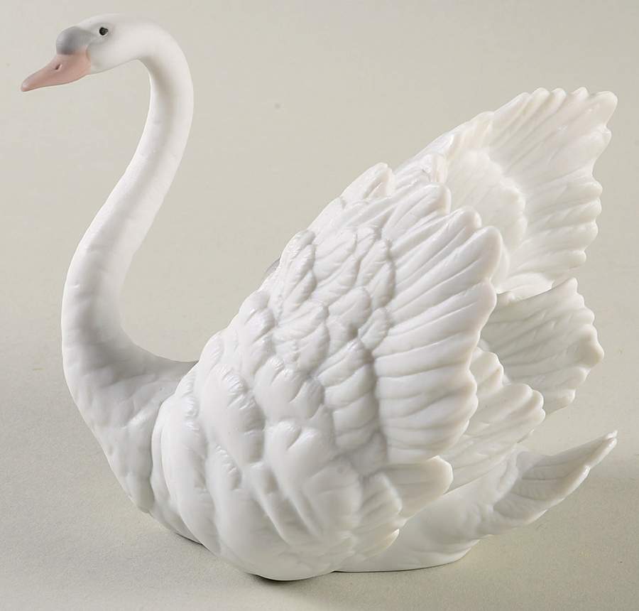Birds White Swan - Boxed by Lladro-1