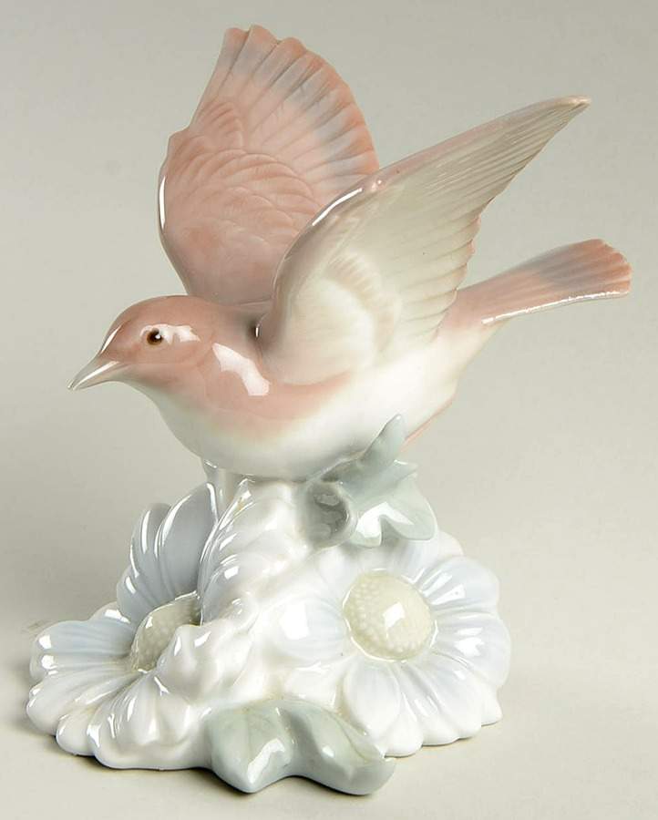 Birds Bird On Daisy - No Box by Lladro-1