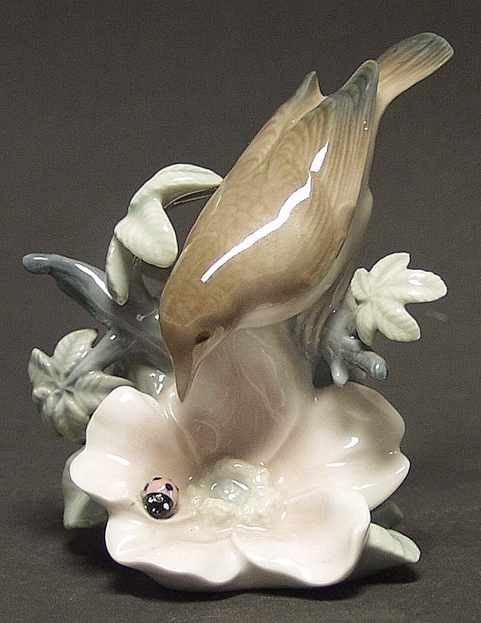 Birds Ladybird & Nightingale - No Box by Lladro-1