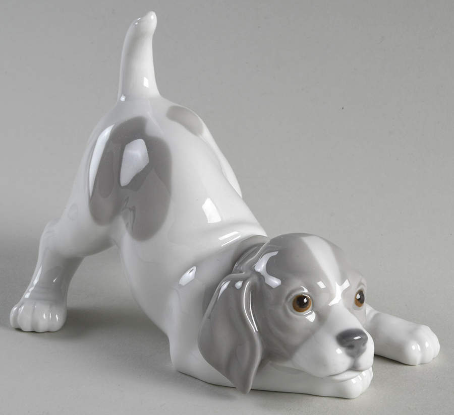 Animals-Domestic Playful Puppy - No Box by Lladro-1