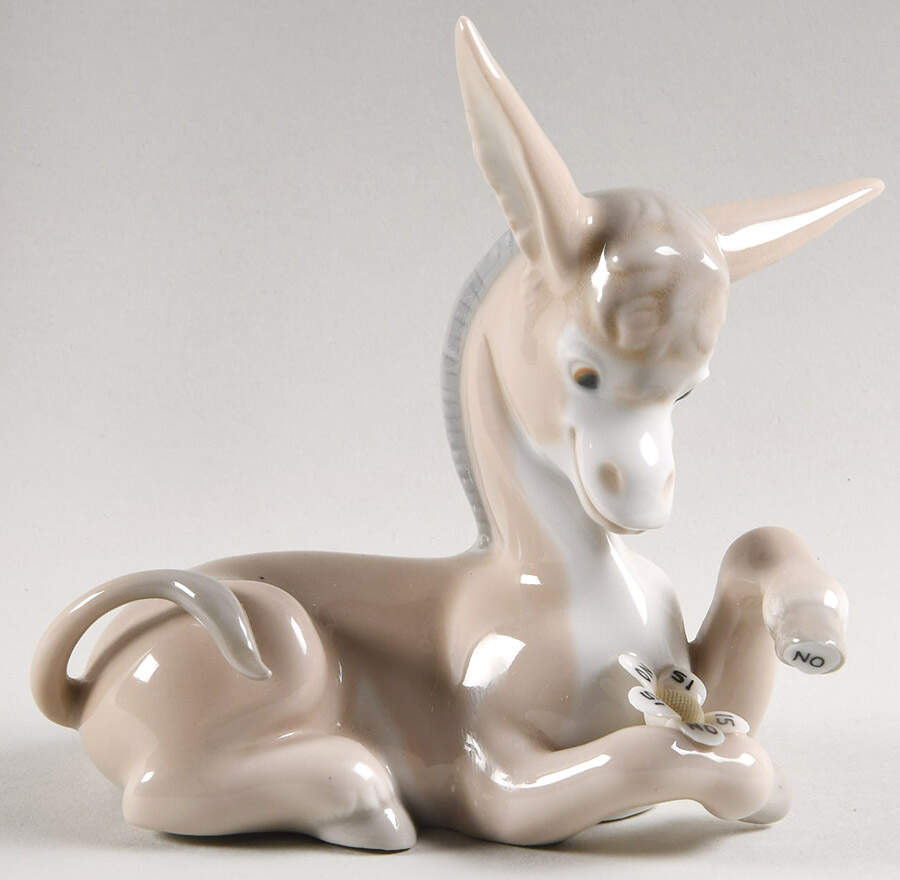 Animals-Domestic Donkey In Love - Boxed by Lladro-1
