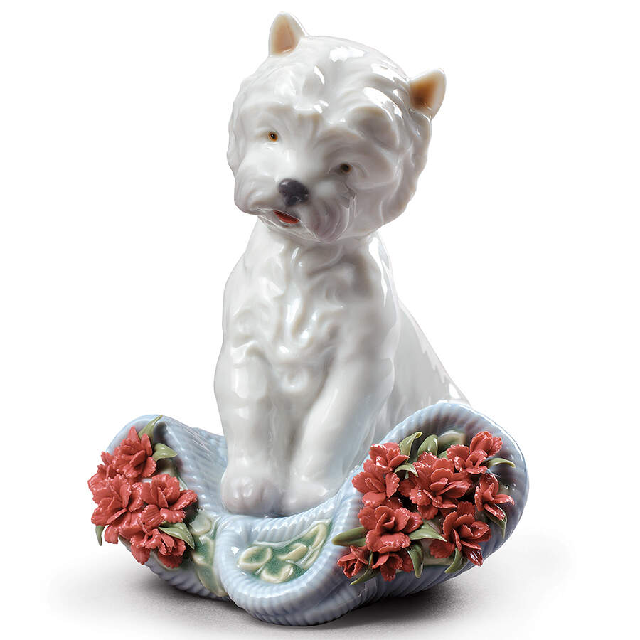 Animals-Domestic Playful Character (Carnations) - Boxed by Lladro-1