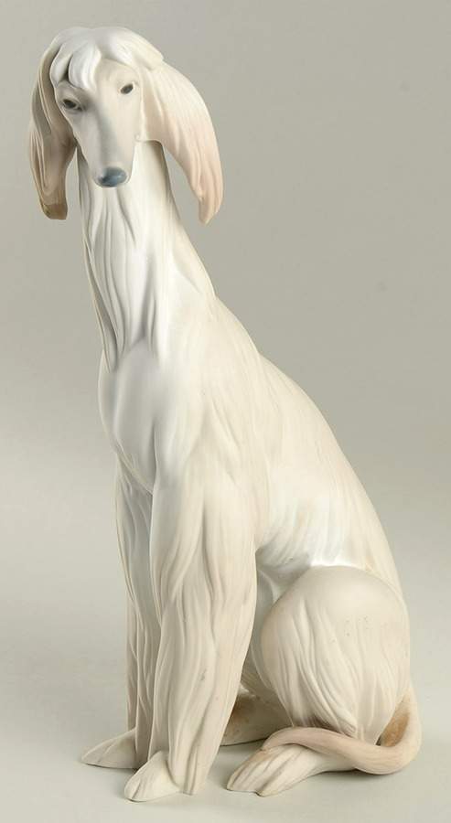 Animals-Domestic Afghan Hound - Boxed by Lladro-1