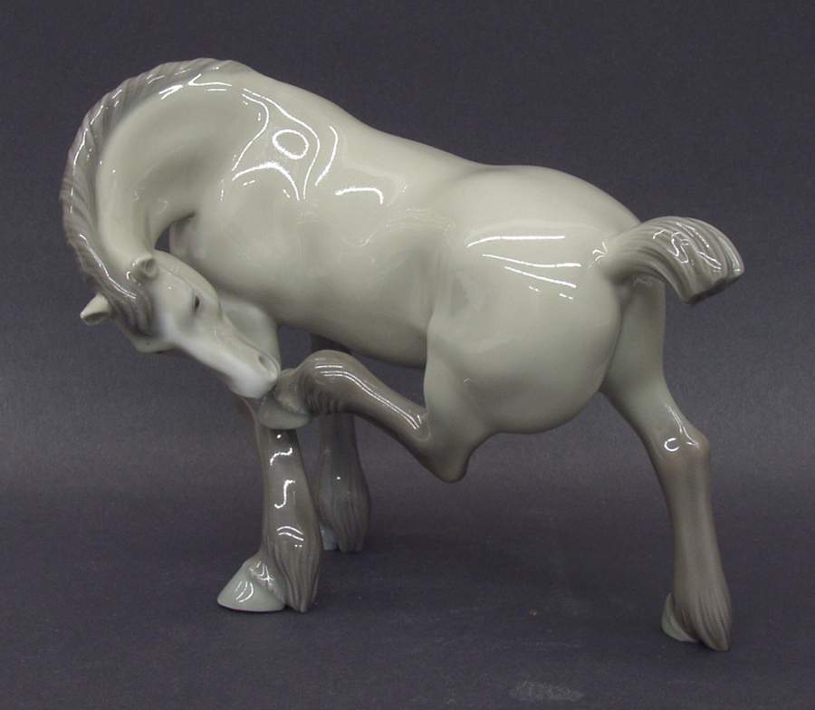 Animals-Domestic Percheron Horse - Boxed by Lladro-1