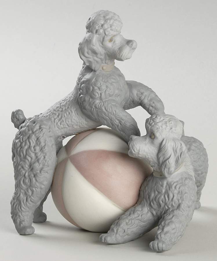 Animals-Domestic Playful Dogs-Poodles - Boxed by Lladro-1