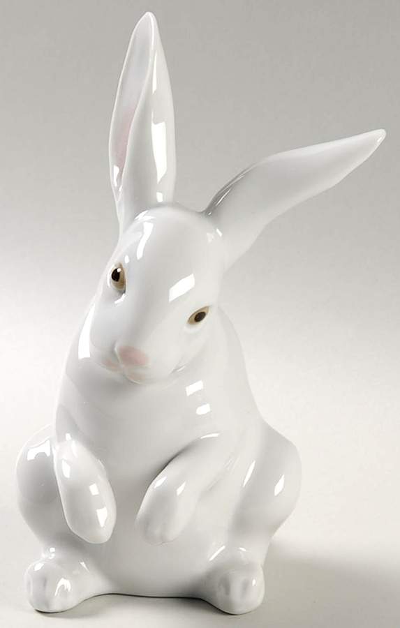 Animals-Domestic Sitting Bunny - Boxed by Lladro-1
