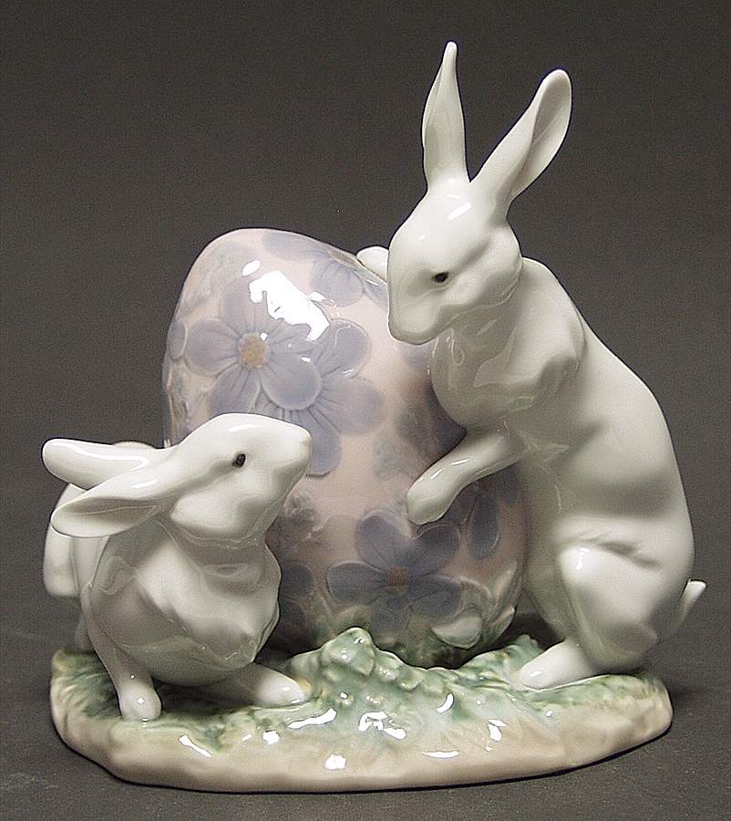 Animals-Domestic Easter Bunnies - Boxed by Lladro-1