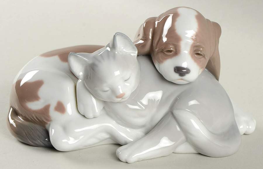 Animals-Domestic Bosom Buddies - No Box by Lladro-1