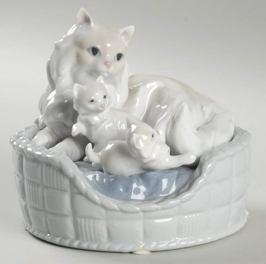Animals-Domestic Kitty Care - Boxed by Lladro-1
