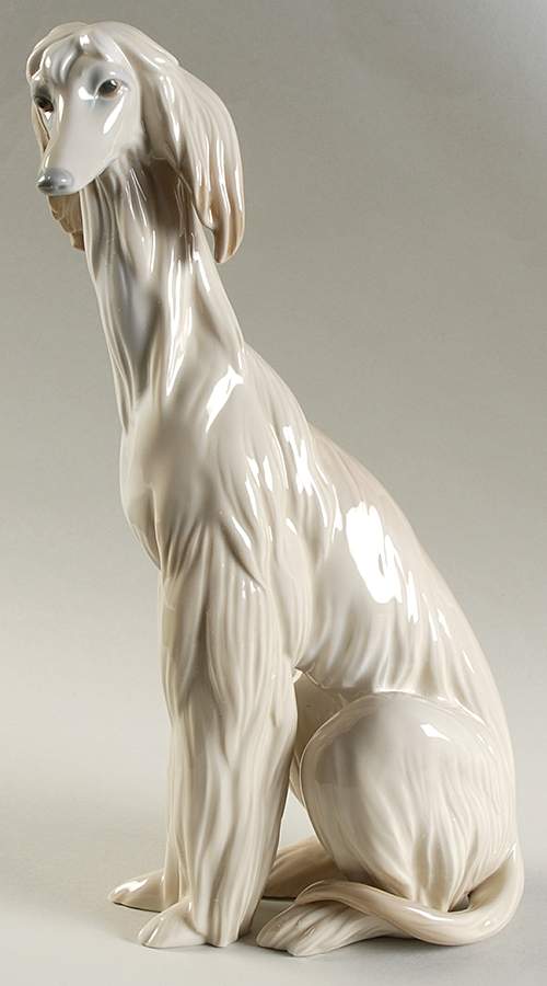Animals-Domestic Afghan Hound - Boxed by Lladro-1