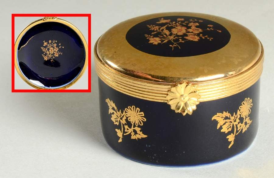 Limoges Castel Figurines Hinged Box - No Box by Limoges Castel-1