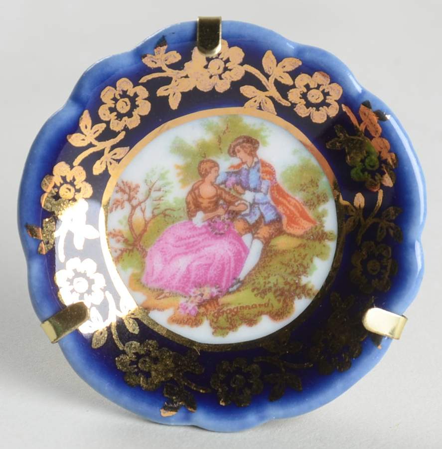 Limoges Castel Figurines Plate-Progress Of Love Mini - No Box by Limoges Castel-1