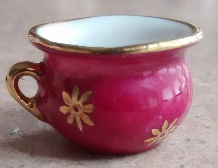 Limoges Castel Figurines Chamber Pot - No Box by Limoges Castel-1