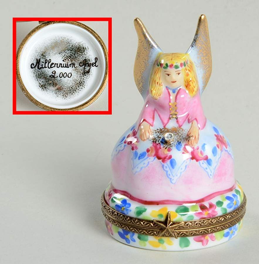 Limoges Boxes Millennium Angel - Boxed by Limoges Imports-1