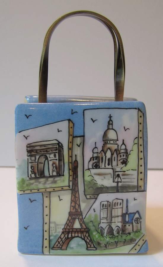 Limoges Boxes Paris Handbag - Boxed by Limoges Imports-1