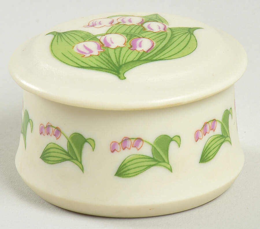 Flower of the Month Boxes May-Lily Of The Valley - No Box by Lefton-1