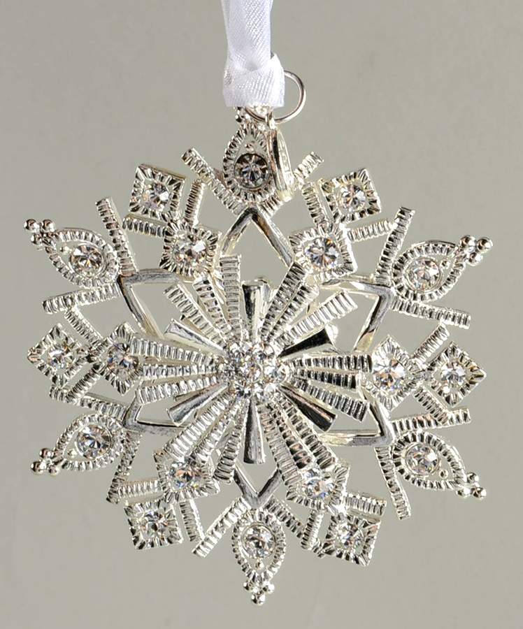 Jeweled Snowflake 2012 Jeweled Snowflake - Boxed by Lunt Silver-1