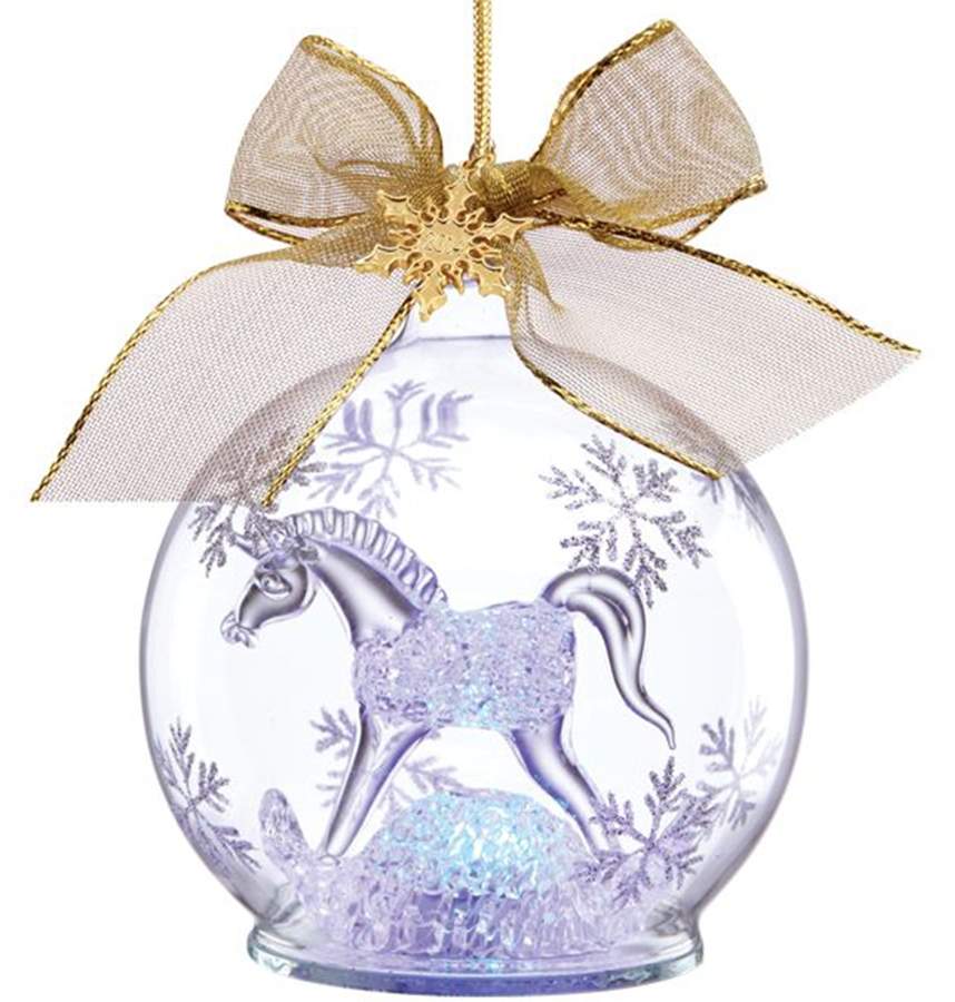 Baby's First Christmas-Globe 2014-Rocking Horse - With Box by Lenox-1
