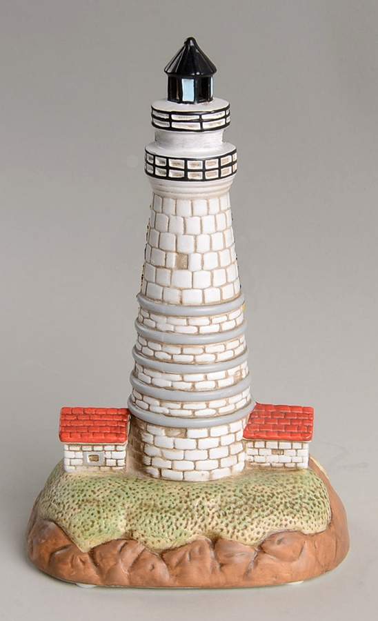 Lighthouse Musicals-Mini Boston Harbor, Ma - No Box by Lefton-1