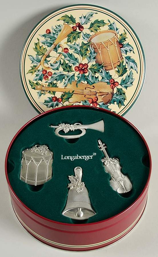 Sounds of the Season Box Tin Of 4 - Boxed by Longaberger-1