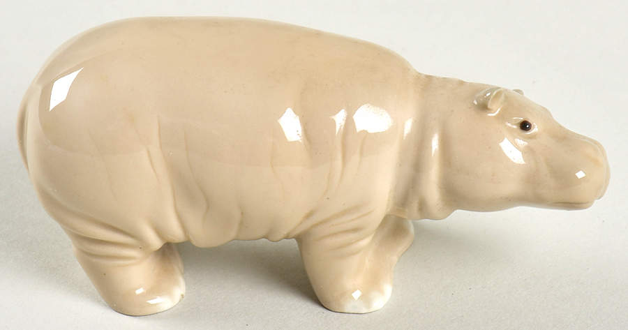 Animals-Wild Hippopotamus-Small - No Box by Lladro-1