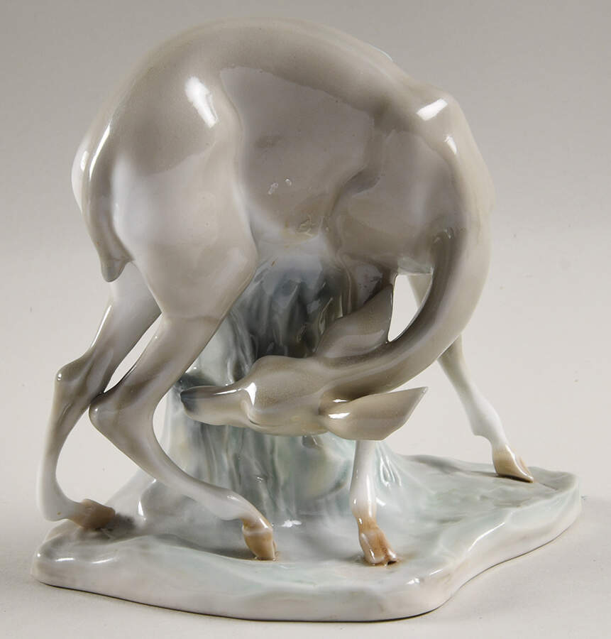 Animals-Wild Gazelle - No Box by Lladro-1