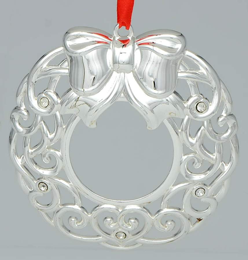 Sparkle and Scroll Multi-Crystal Wreath-Clear Crystals - No Box by Lenox-1