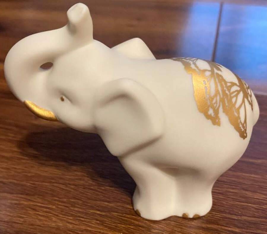 Everyday Wishes Good Fortune Elephant - Boxed by Lenox-1