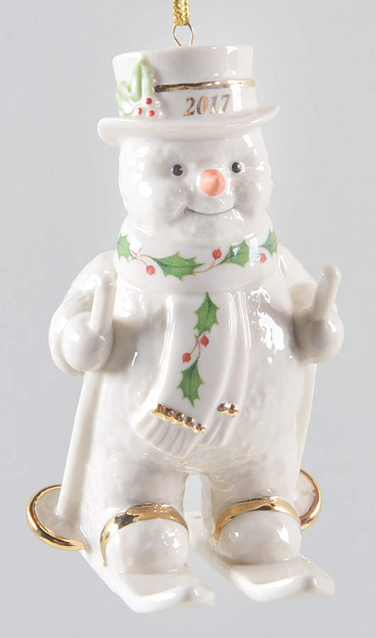 Annual Holiday Snowman Fresh Powder Snowman - Boxed by Lenox-1