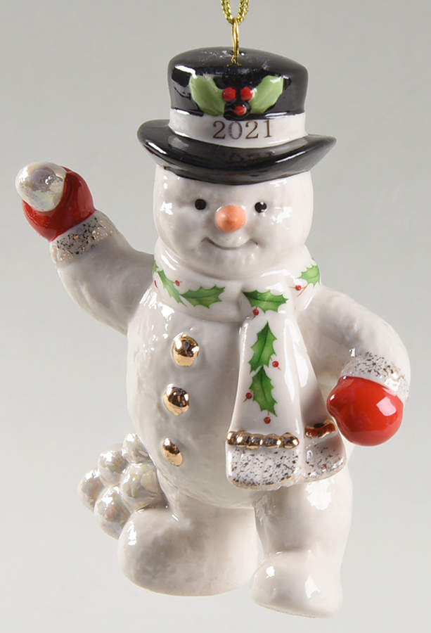Annual Holiday Snowman Snowball Snowman - Boxed by Lenox-1