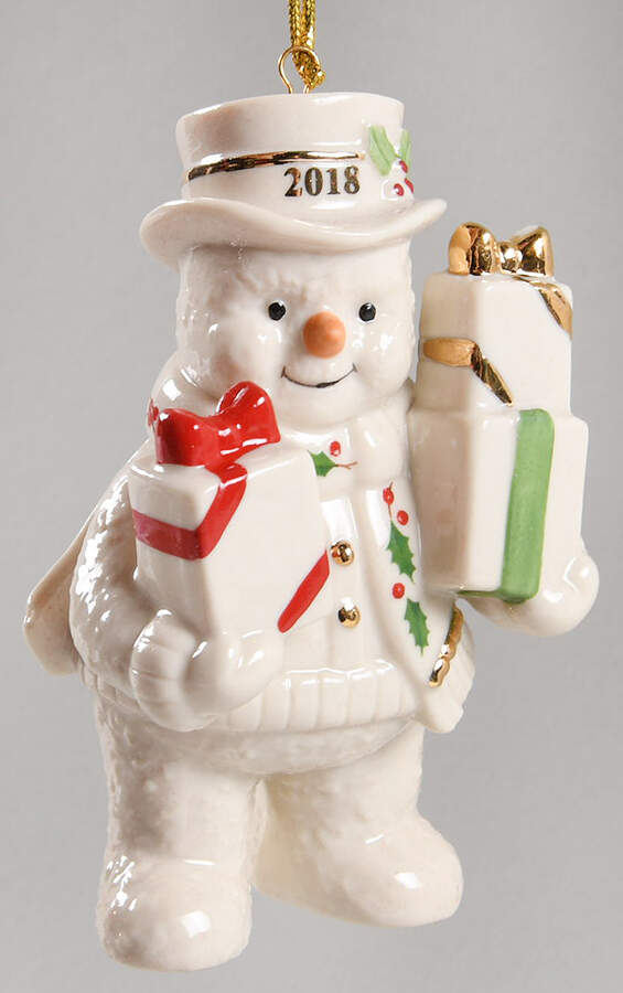 Annual Holiday Snowman Gifts Galore Snowman - Boxed by Lenox-1