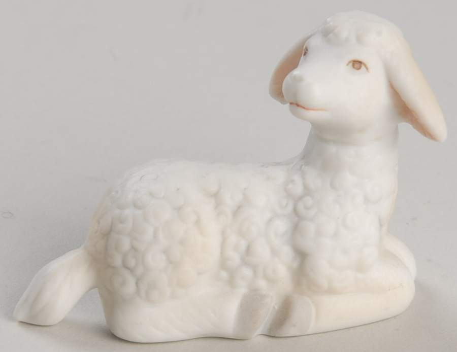 Christopher Collection Nativity Lamb - No Box by Lefton-1