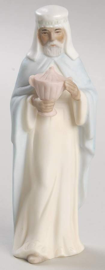 Christopher Collection Nativity Wise Man With Urn-Moorish - No Box by Lefton-1