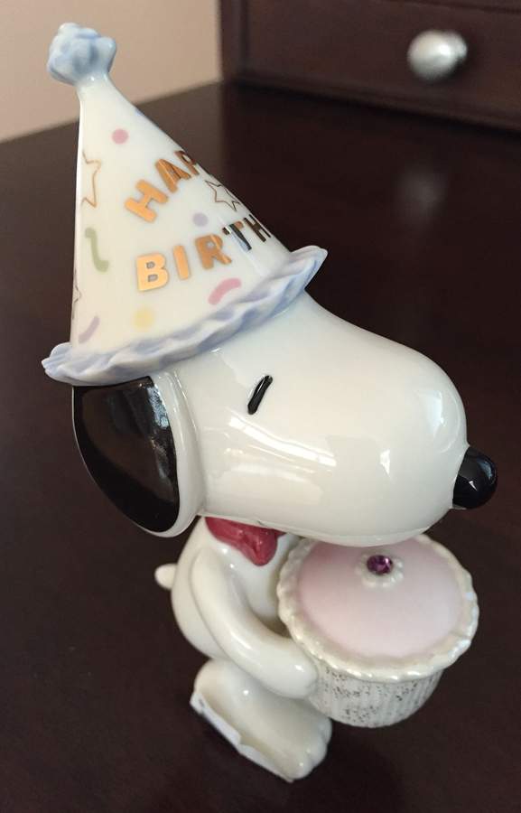 Snoopy's Cupcake Surprise February - Boxed by Lenox-1