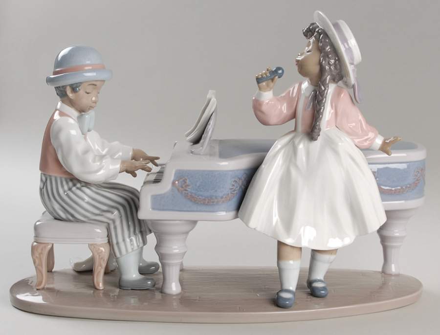 Jazz Band Jazz Duo - Boxed by Lladro-1