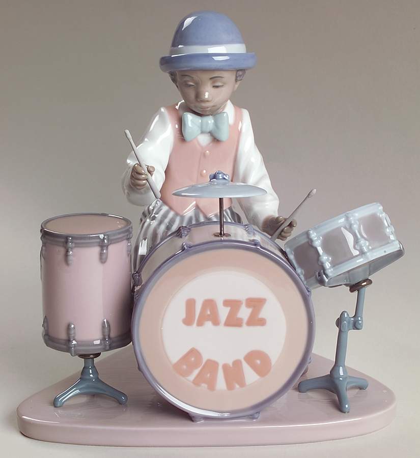Jazz Band Jazz Drums - Boxed by Lladro-1